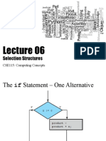 Selection Structures in C