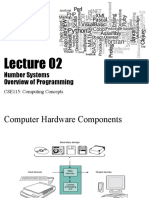 Number Systems Overview of Programming: CSE115: Computing Concepts
