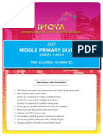 IMOYA 2017 Middle Primary