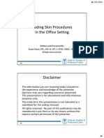 Coding Skin Procedures in The Office Setting: All Rights Reserved AAPC