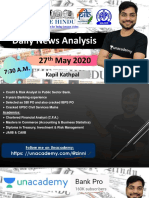 27th May Current Affairs by Kapil Kathpal English & Hindi Both