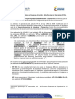 HP INC y SAMSUNG ELECTRONICS COLOMBIA CO LTD PDF