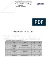 DRMC Math Club: Dhaka Residential Model College