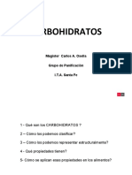 Carbohidratos: clasificación, propiedades y aplicaciones