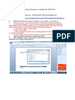 NLRMP-SOP For Connecting and Accessing SSL VPN Client