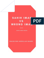 Shahih Iman Vs Wrong Iman