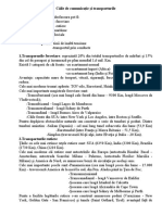 Căile de Comunicaţie Şi Transporturile