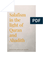 Salafism in The Light of Quran and Ahadith