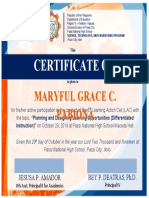 LAC Certificate