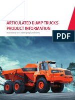 Produkt Information Articulated Dump Truck Doosan Moxy