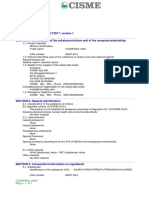 Safety Data Sheet Cosmorol Gq6