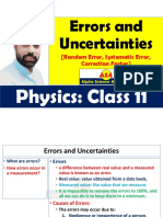 Errors and Uncertainties