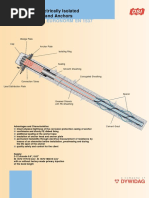 Conforming To EURONORM EN 1537: DYWIDAG Electrically Isolated Permanent Strand Anchors