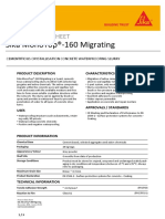 Sika Monotop®-160 Migrating: Product Data Sheet