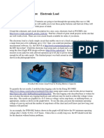 DIY Homebrew Feature Electronic Load: Finished Electronic Load Used in Testing Battery Capacity