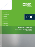 English Manual: For The Cube67 Diagnostic Gateway Art. No. 56968