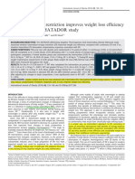 Intermittent energy restriction improves weight loss efficiencyin obese men the MATADOR study