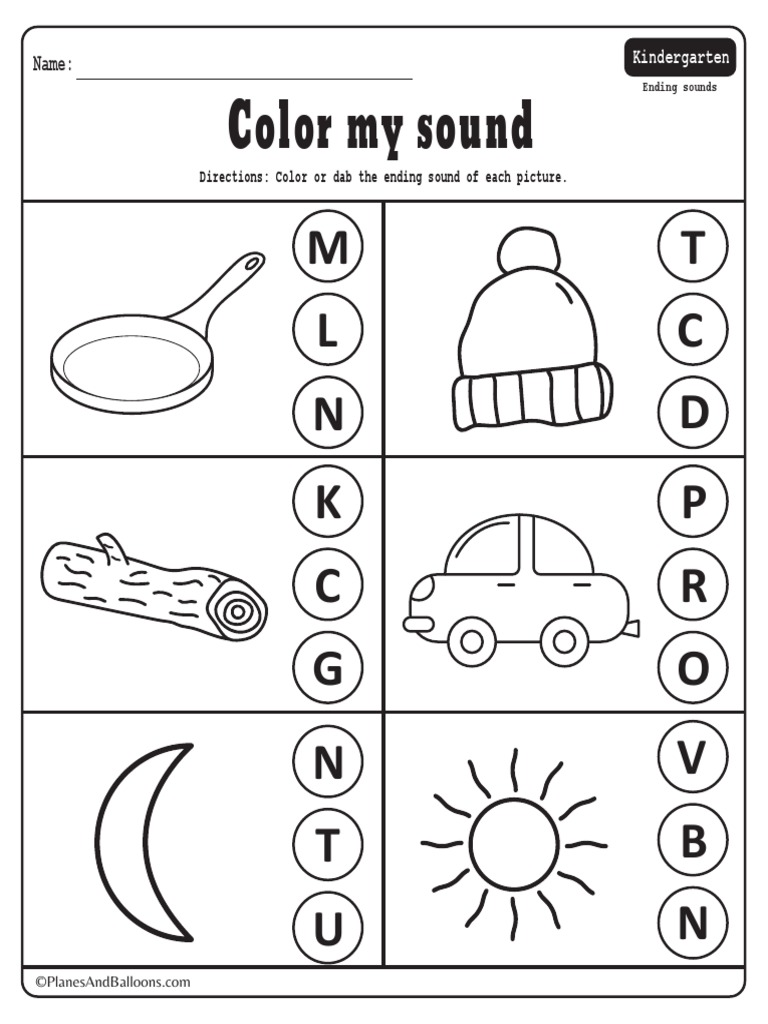 Kindergarten Worksheets | Pdf