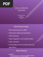 Data Mining CSE-443: Ayesha Aziz Prova Lecturer, Dept. of CSE CWU