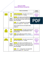 6-1-2020 literacy class weekly distance learning plan