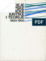 M. Protic, Ideje Srpske Umetnicke Kritike i Teorije 1900-1950 I Deo