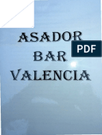 Carta Bar Valencia