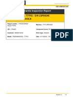 Transmission - 777Fg - S/N Lsp04246 1704432 - BISSA GOLD: Component Dismantle Inspection Report