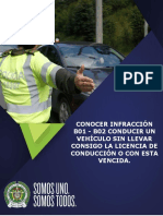 Conducción sin licencia o con licencia vencida B01-B02