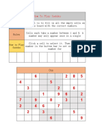 Interesting Sudoku Game