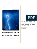 Principios de la electrostática