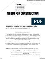10 Points and The Benefits of BIM