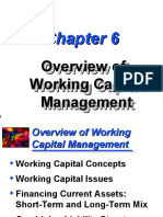 Overview of Working Capital Management Overview of Working Capital Management