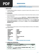 MEMORIA DESCRIPTIVA DE UN LOTE POR PRESCRIPCION 