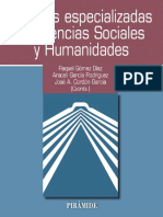 Fuentes especializadas en Ciencias Sociales y Humanidades