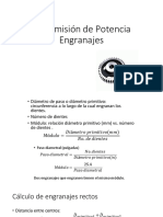 Formulas y Tablas de Sistemas de Transmisión de Potencia