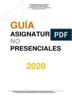 Guía de Asinaturas No Presenciales