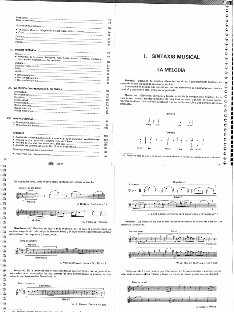 Sintaxis Musical (La Melodia) PDF PDF