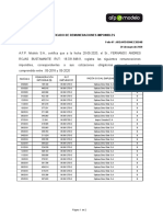 Certificado de Remuneraciones AFPModelo