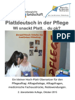 Pflege - Plattdeutsch