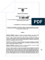 Decreto 1131 de 2009 (Chatarrizacion PBV)