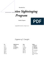 Sight Singing Exercises PDF