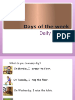 Days of The Week Flashcards Grammar Drills - 60111
