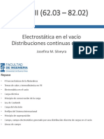 Clase 02 Electrostática en El Vacío - Distribuciones Continuas v5.1 PDF