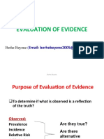 L - 2 Evaluation of Evidence & Jud. Causalty