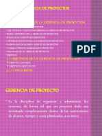 Gerencia de Proyecto