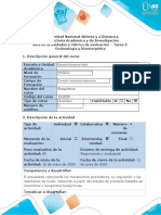 Guía de Actividades y Rúbrica Evaluación - Tarea 2 - Enzimología y Bioenergética