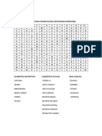 Sopa de Letra Aparatologia Ortodoncia