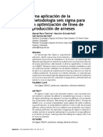 Seis Sigma para La Optimización de Una Línea de Producción de Arneses