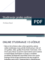 Studiranje Preko Online