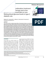 The Effect of A Combination Treatment of Biomagnetic Therapy and A Low Glycaemic Influenced Diet On Nonfasting Blood Glu